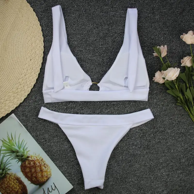 Bikinx сексуальное бикини Тонг mujer купальные треугольные купальники без спинки для женщин купальник женский черный купальный костюм летний бикини
