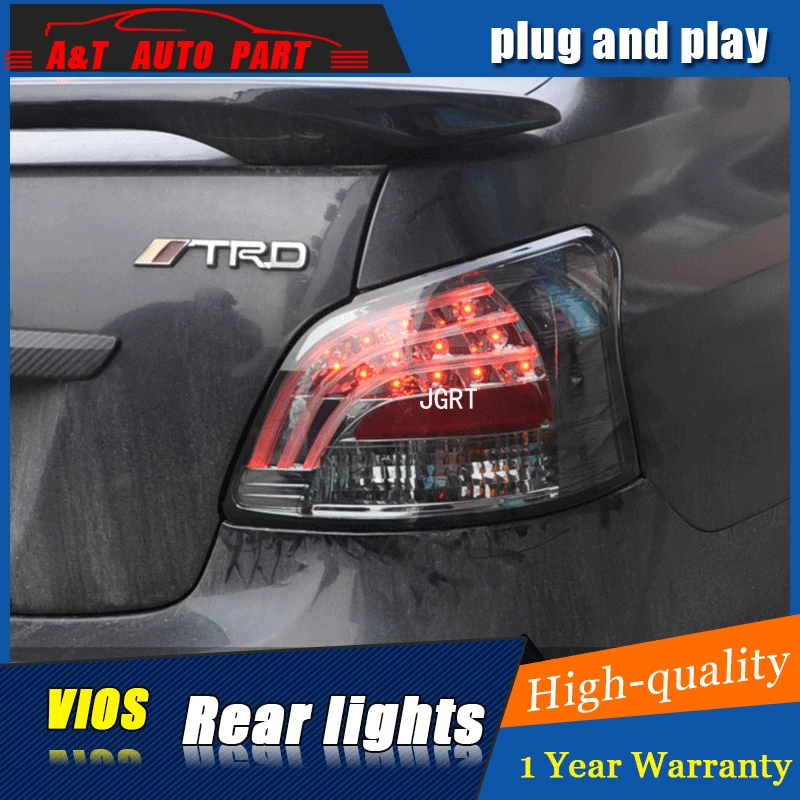 Аксессуары для стайлинга автомобиля светодиодные задние фонари Toyota vios 2008-2012 фары
