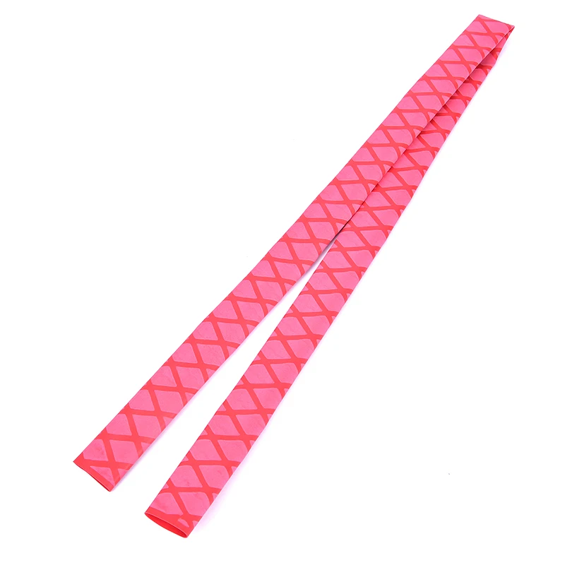 RD 1 шт., 5 цветов, нескользящая термоусадочная пленка, трубчатая ручка для рыболовной удочки, изоляционная Защитная Полиолефиновая ракетка, рукоятка - Цвет: RD