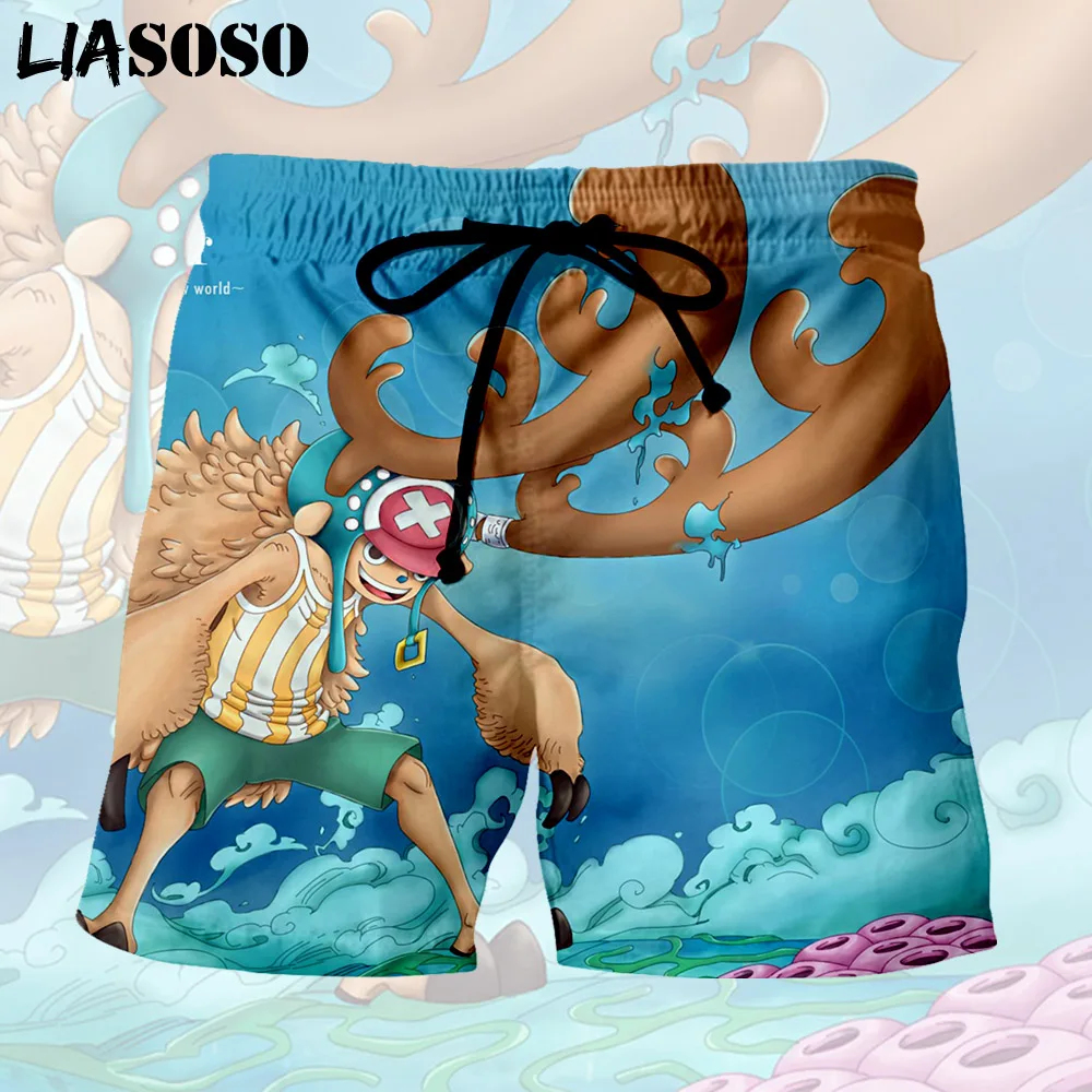 LIASOSO/Новые мужские короткие штаны с 3d принтом для мужчин и женщин летние модные
