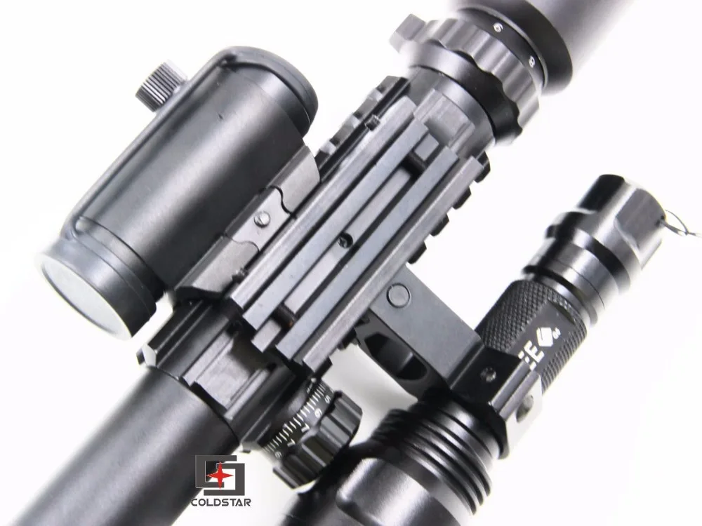 3 9x40EG комбо прицел с лазерным + красная точка светодиодный фонарик Охота