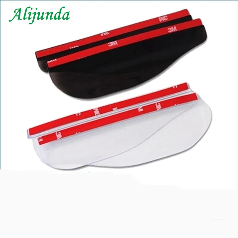 2 шт./компл. автомобиля зеркало заднего вида дождь брови щит Гибкая Защита ПВХ