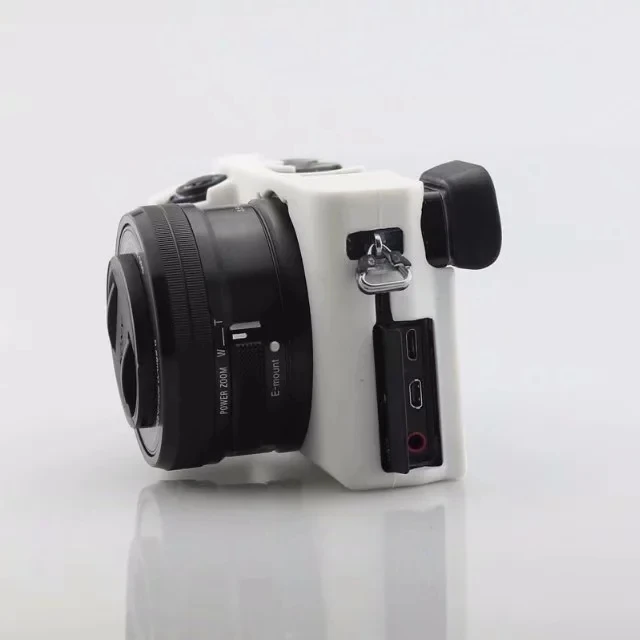NiYi лучше резиновый силиконовый чехол защитная рамка для sony A6300 A6400 ILCE-6300 камера Мягкая 7 цветов