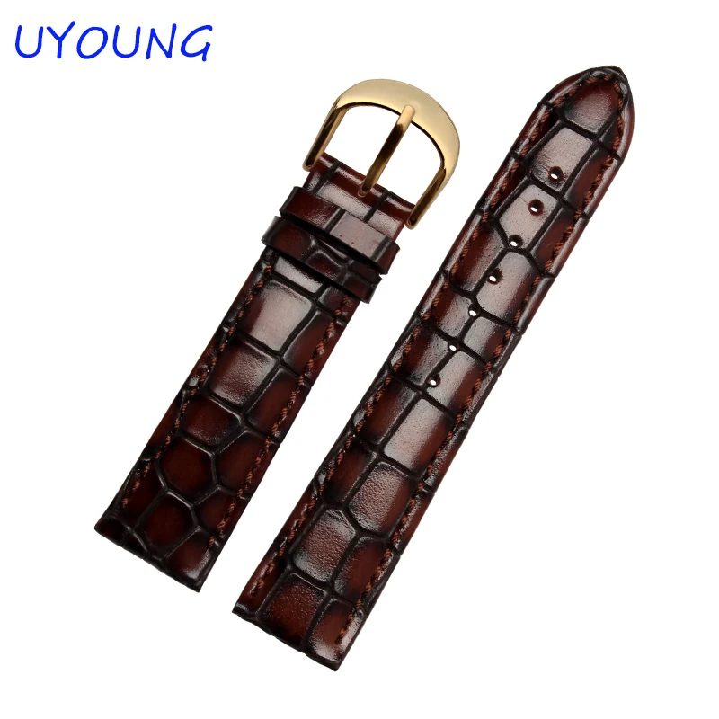 Качественный ремешок для часов из натуральной кожи 18 мм 20 мужчин и женщин