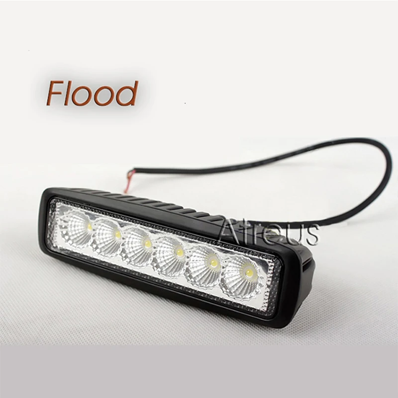 Atreus 6 дюймов 18 Вт 6x3 Автомобильный светодиодный рабочий светильник бар 12V LED пятно
