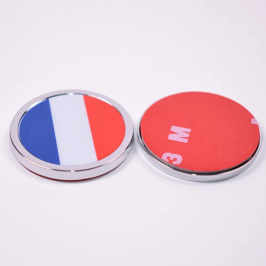 

2 шт./лот Авто Французский флаг автомобиля внешняя и внутренняя эмблема значок наклейка для Ford Focus Benz Peugeot автомобильный Стайлинг Универсаль...