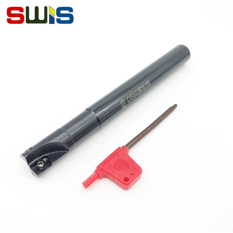 

103 C15.6 16 150 16mm 150Long Milling Cutter Holder Roughing Pocket Sloot Plung Shoulder Copy milling for apkt1003