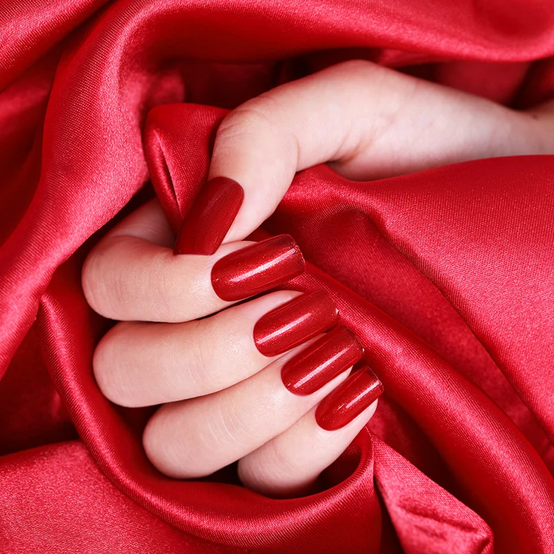 Лак для ногтей Блестящий Порошок Блестки Красный Розовый Синий Смешанные цвета