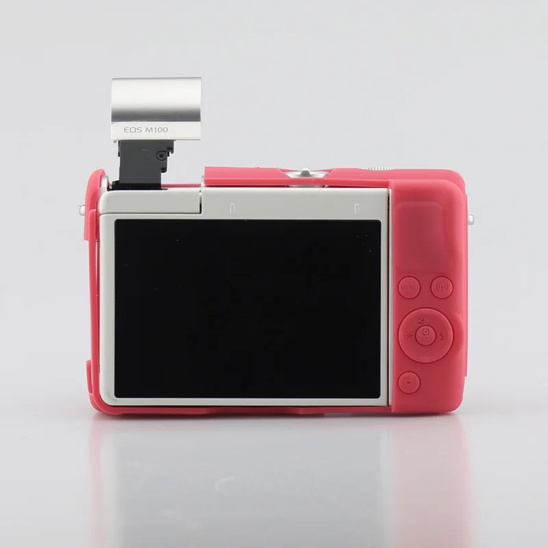 Мягкий силиконовый чехол для камеры, резиновый чехол, сумка для Canon EOS M100, защитный корпус, 8 цветов