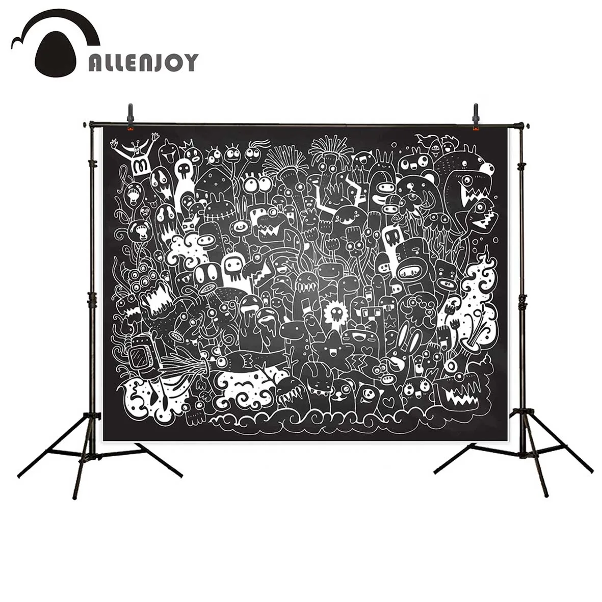 Allenjoy фоны для фотостудии Мультфильм Мел Творческий граффити дети новый фон