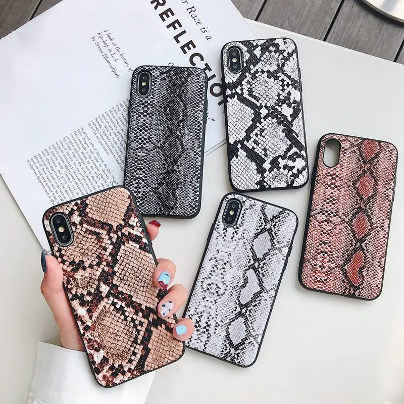Винтажный чехол для телефона из змеиной кожи iphone XS Max брендовый 11 11pro max X XR 6 6s 7 8 plus