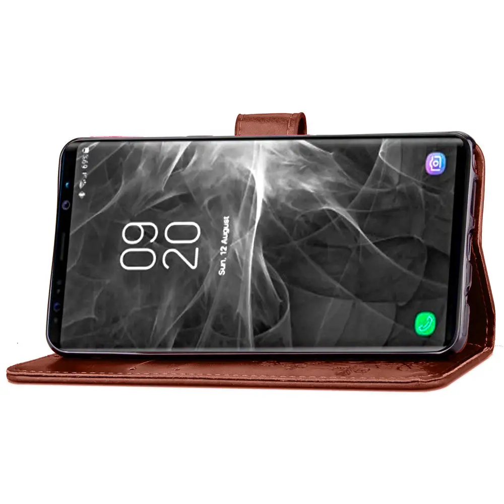 Любовью Синий bling из искусственной кожи чехол портмоне для samsung Galaxy Note 9 8 телефона