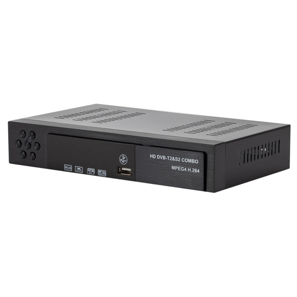 USB 2,0 DVB S2 T2 ТВ-тюнер DVB-S2 DVB-T2 комбо-ресивер телеприставка Full-HD цифровой смарт-ТВ приставка MPEG4 поддержка Wifi антенна