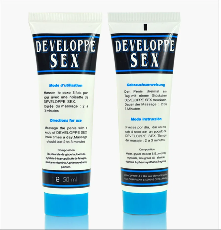 Developpe крем для увеличения импортировано из Франции лубрикант мужчин масло