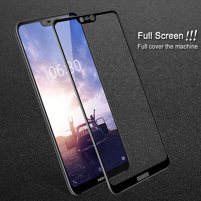 Imak полный экран AB Клей Pro + версия закаленное стекло для Nokia X6 Защитная пленка 7 1 Plus