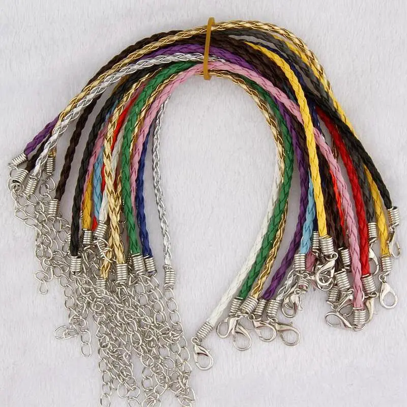 10 шт. простой стиль ручная работа плетеные браслеты Женские Ювелирные изделия