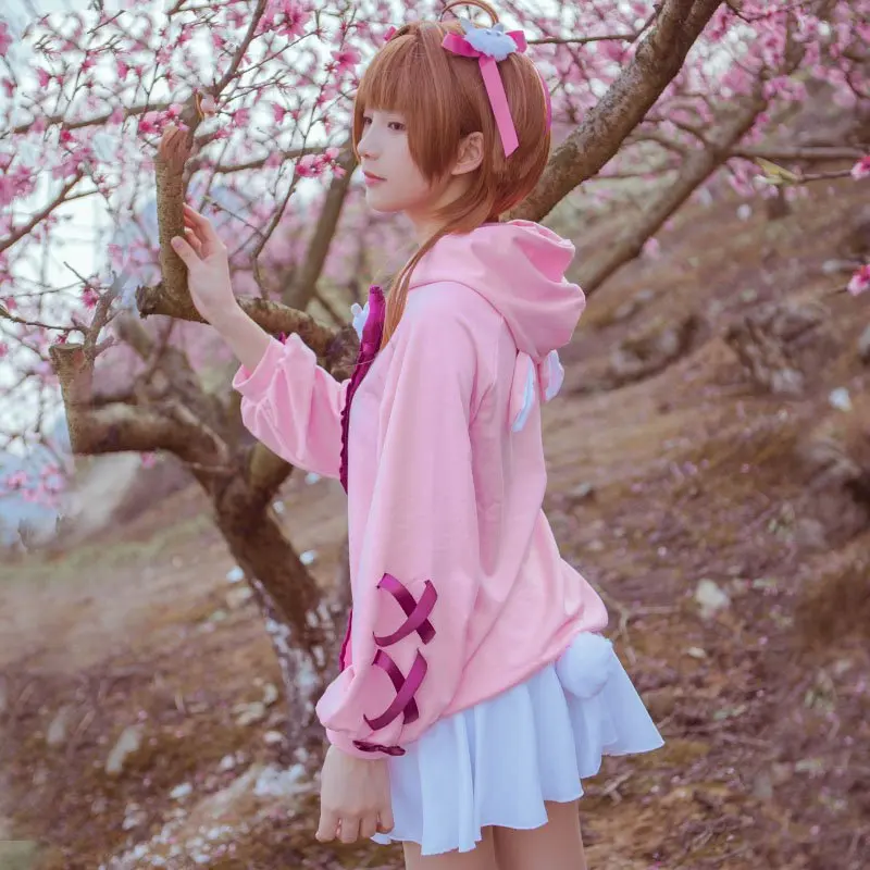 Аниме карточка Captor Sakura Kinomoto Daidouji Tomoyo красивая форма Косплей Костюм Женский