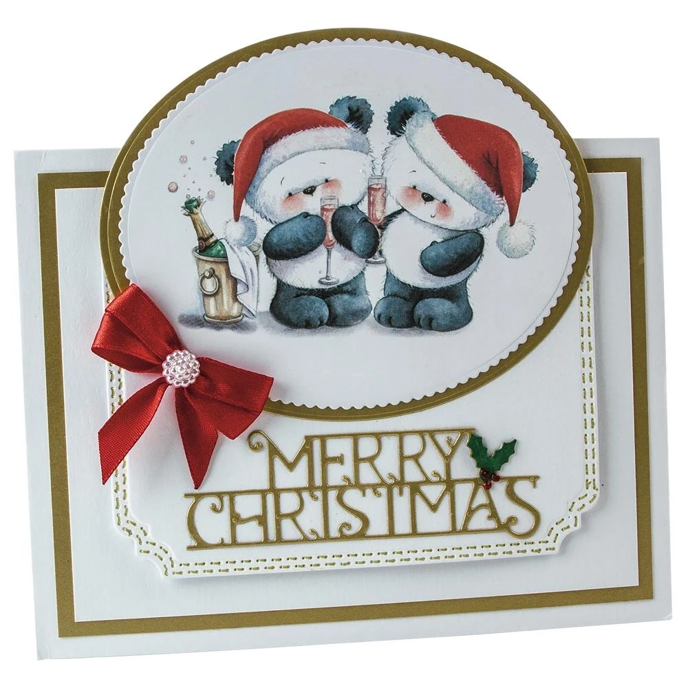 Металлические режущие штампы с надписью MERRY CHRISTMAS новые трафареты для