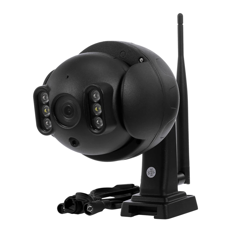 

Outdoor WIFI Aluminium Alloy Housing PTZ Camera Security IP Camera 355°Pan 120°Tilt Auto Alert IR Night Vision Dome Camera