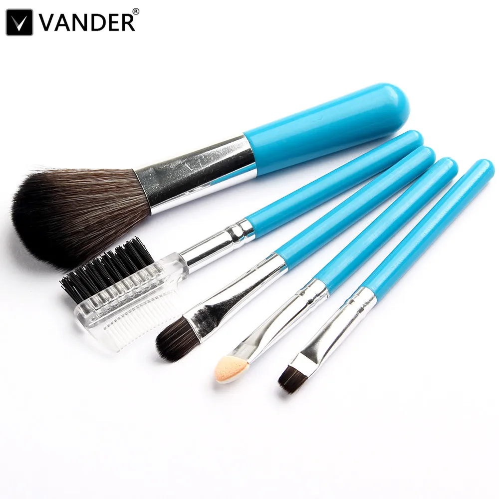 Профессиональные Мини-кисти для макияжа Vander 5 шт. косметические инструменты тени