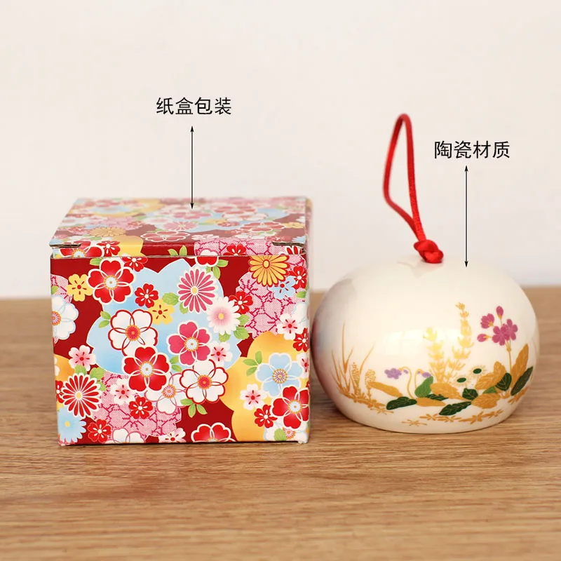 Творческий японской вишни керамический колокольчик украшения спальни для милых