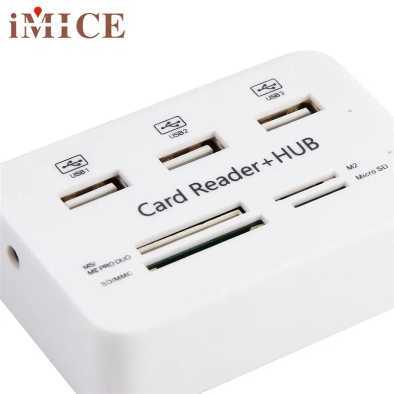 D3 микро USB концентратор комбо 2 0 3 порта Кардридер высокоскоростной Мульти