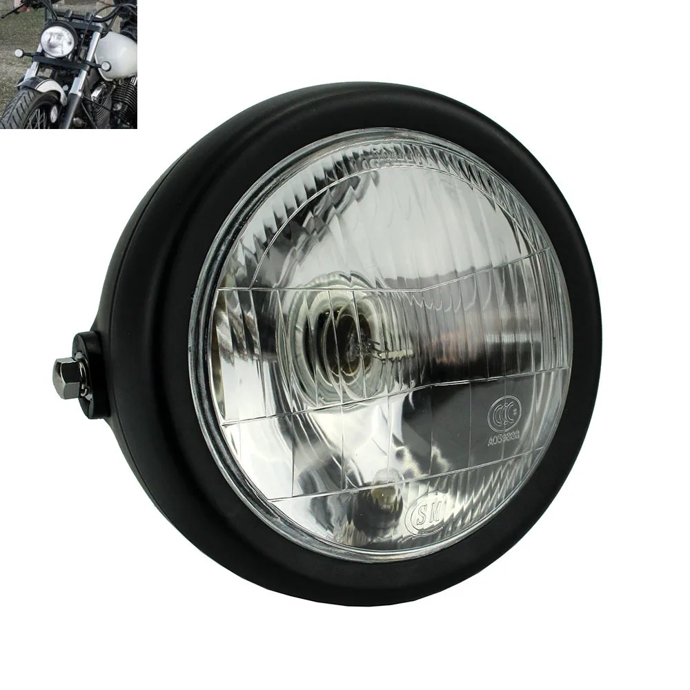 Круглые галогенные мотоциклетные передние фары 6 5 дюйма для Harley Suzuki Yamaha Honda CG| |
