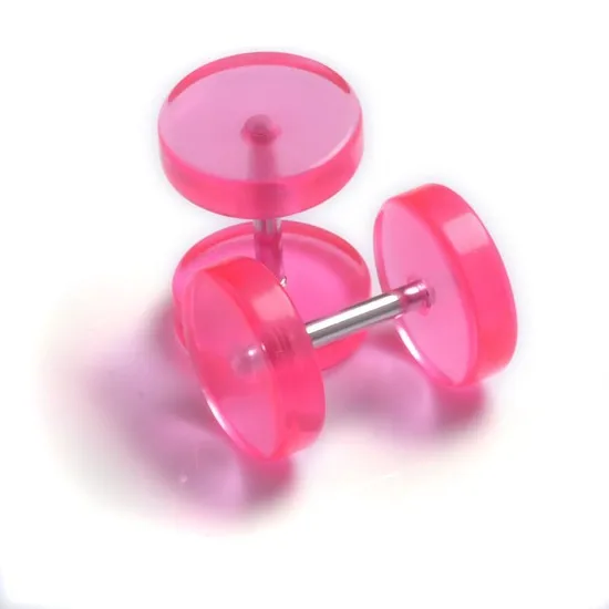 Оптовая продажа 16 шт. акриловые затычки для ушей в стиле панк иллюзия украшения