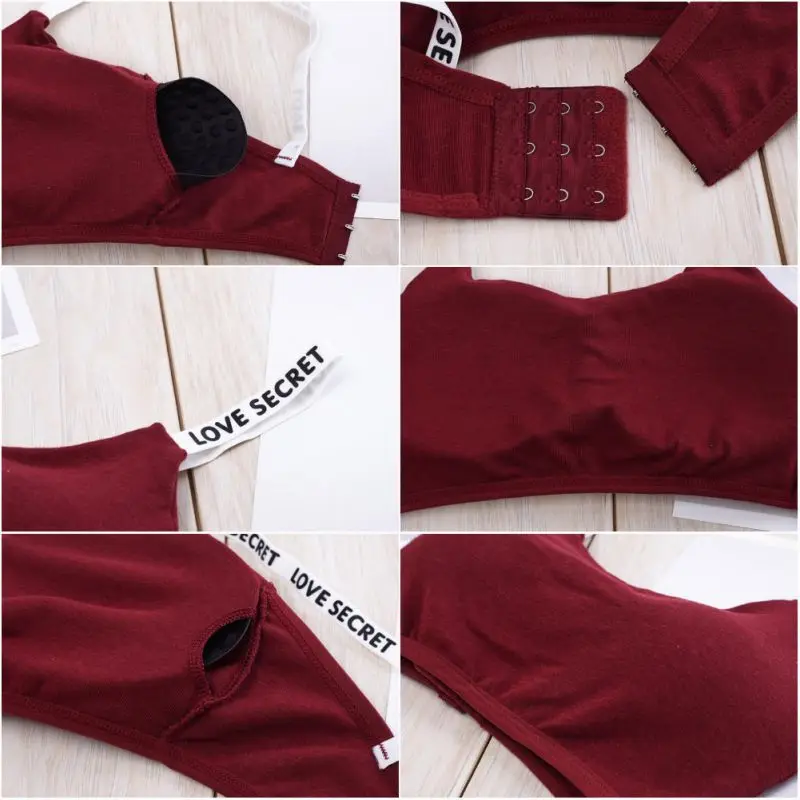 Женское Бесшовное нижнее белье на бретельках со съемными подкладками | Женская