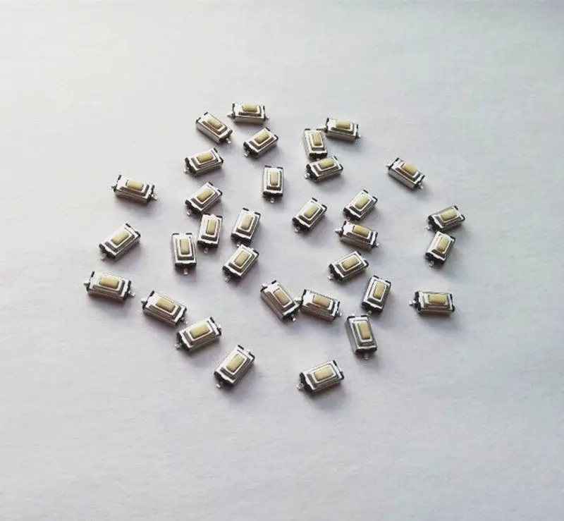 

200pcs SMD red Tact Switch Push Button 3mm*6mm*2.5mm Through Hole SPST-NO