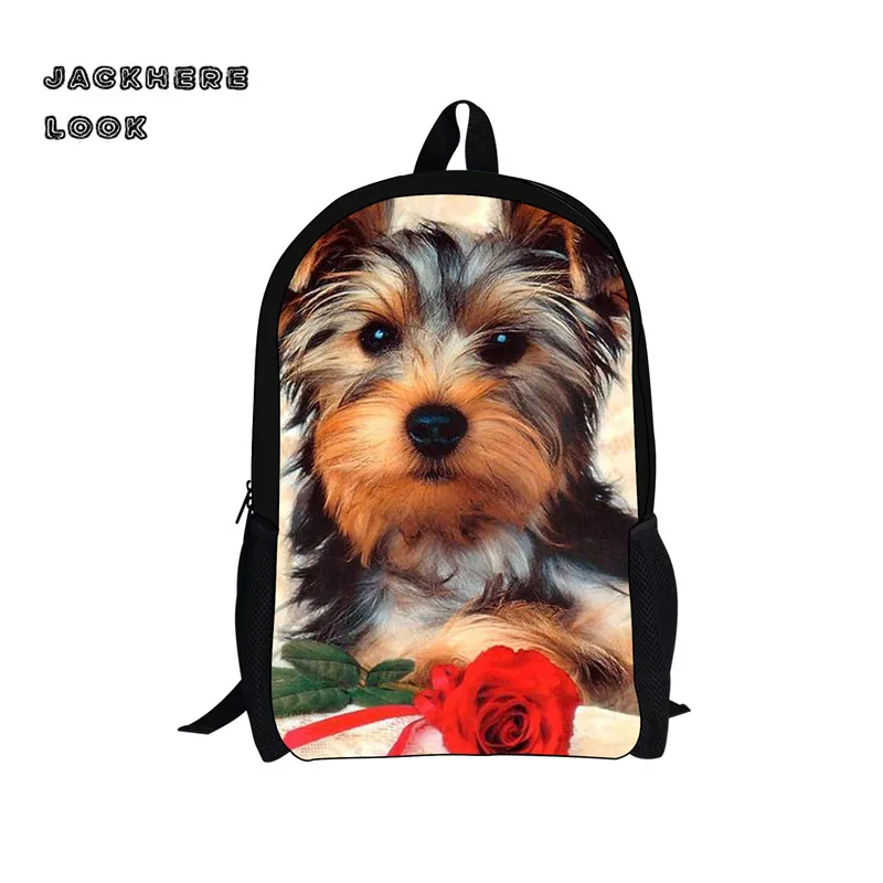 Jackherelook Kawaii с принтом собаки школьная сумка для мальчиков и девочек животных