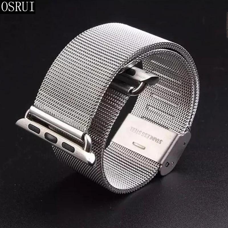 Ремешок для apple watch band 42 мм 38 correa iwatch 3 2 44 40 Миланская петля браслет pulseira 4