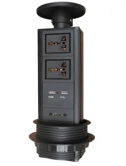 2019 Новинка 2 * Универсальная мощность + Зарядка USB 1 HDMI черный (включая корпус и