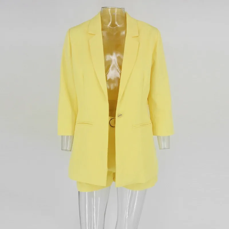DTP749yellow COSYGAL, сексуальные женские комплекты из двух предметов,, Осень-зима, топы с длинным рукавом и штаны, Женский однотонный комплект, наряды с бантом, спортивные костюмы - Цвет: DTP749yellow