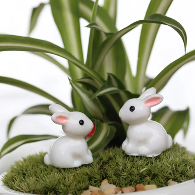 Пасхальное украшение для сада из декоративное &quotКролик&quot смолы 2 шт. | Дом и сад