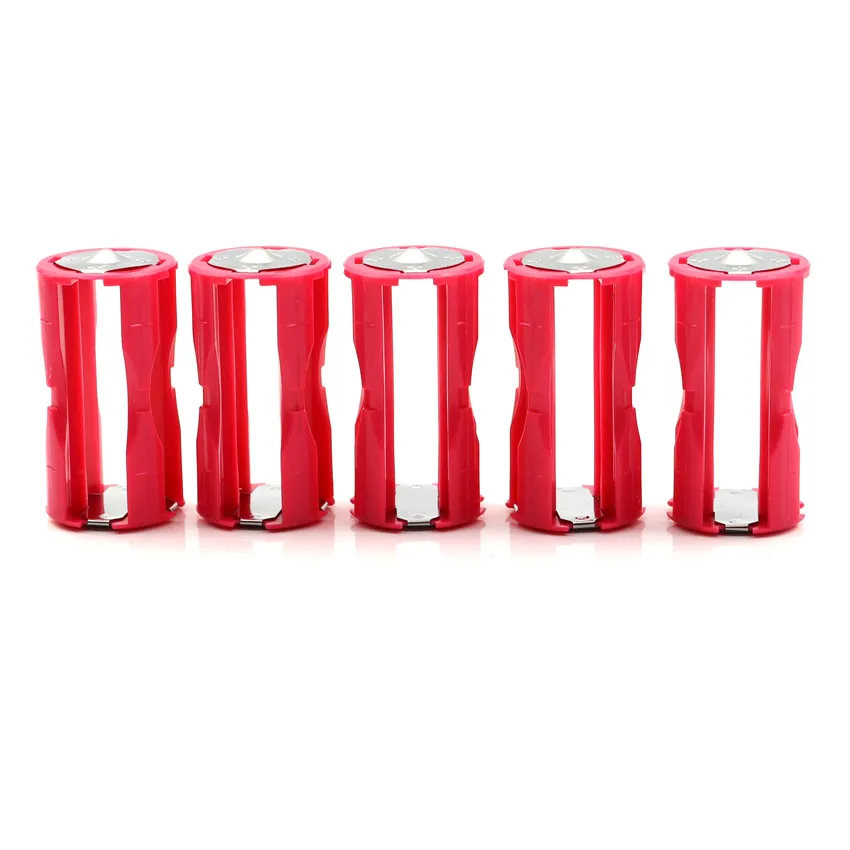 10 pcs/lot 4 x AAA To c size Type Battery connector C battery adaptor Adapter Case Converter Switcher Holder In Parallel |