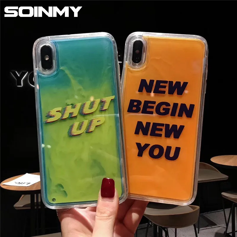 Bling Dynamic Liquid Quicksand чехол для iphone Xs Max Xr силиконовый прозрачный динамический зыбучий