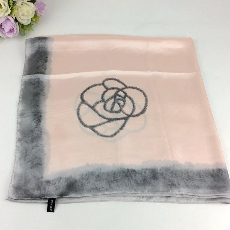 Флоральный шелковый шаль для женщин мусульманок хиджаб шарф женские шарфы модные длинные шарфы пашмина C3-22.