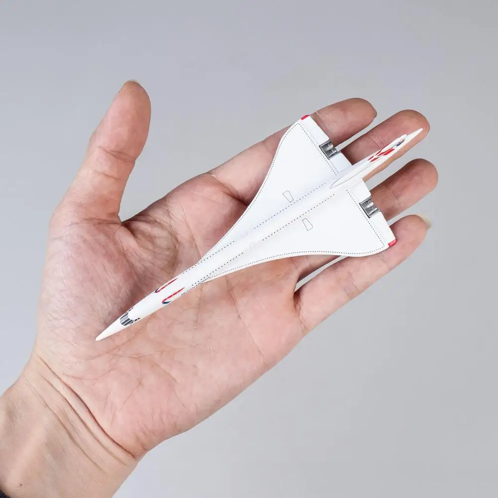 1/400 масштаб British Airways Concorde металлический сплав модель самолета 16 см UK Air игрушка в виде самолета для коллекционеров детские игрушки для дня рождения