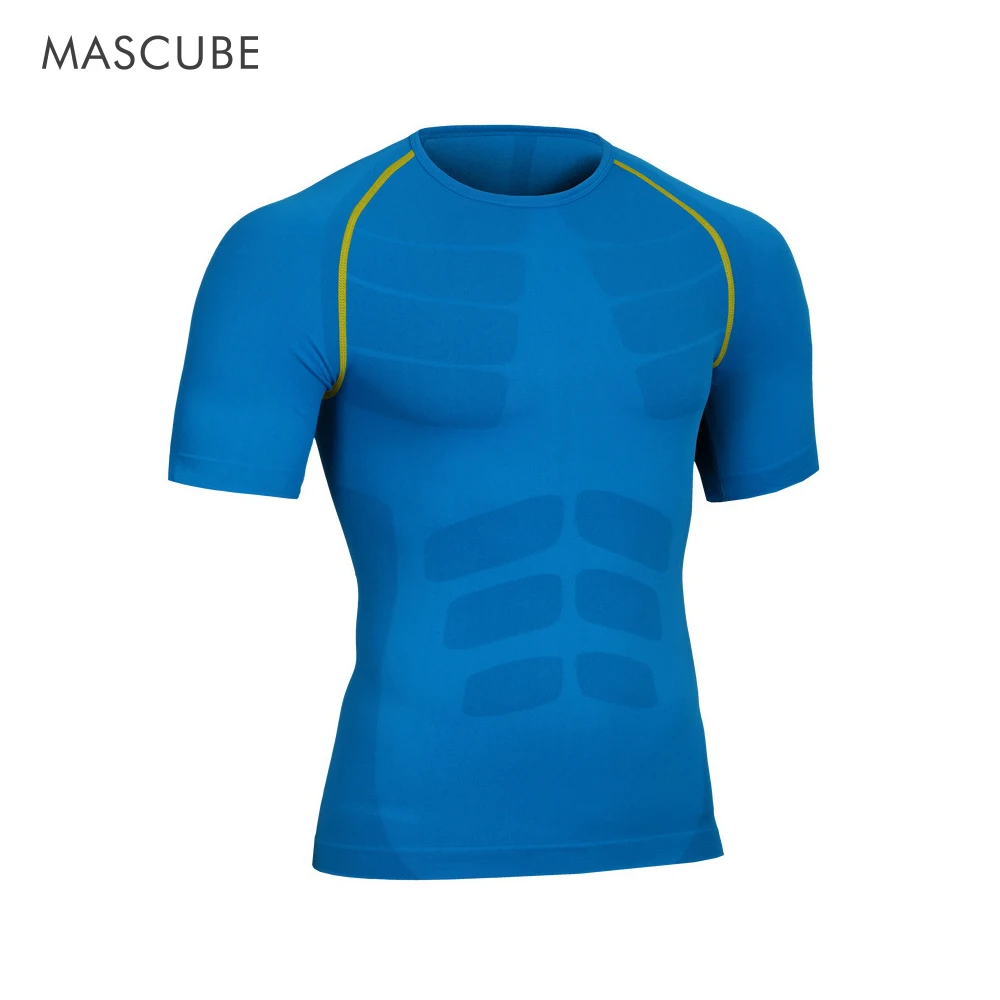 MASCUBE спортивные колготки для фитнеса удобные топы с короткими рукавами одежда