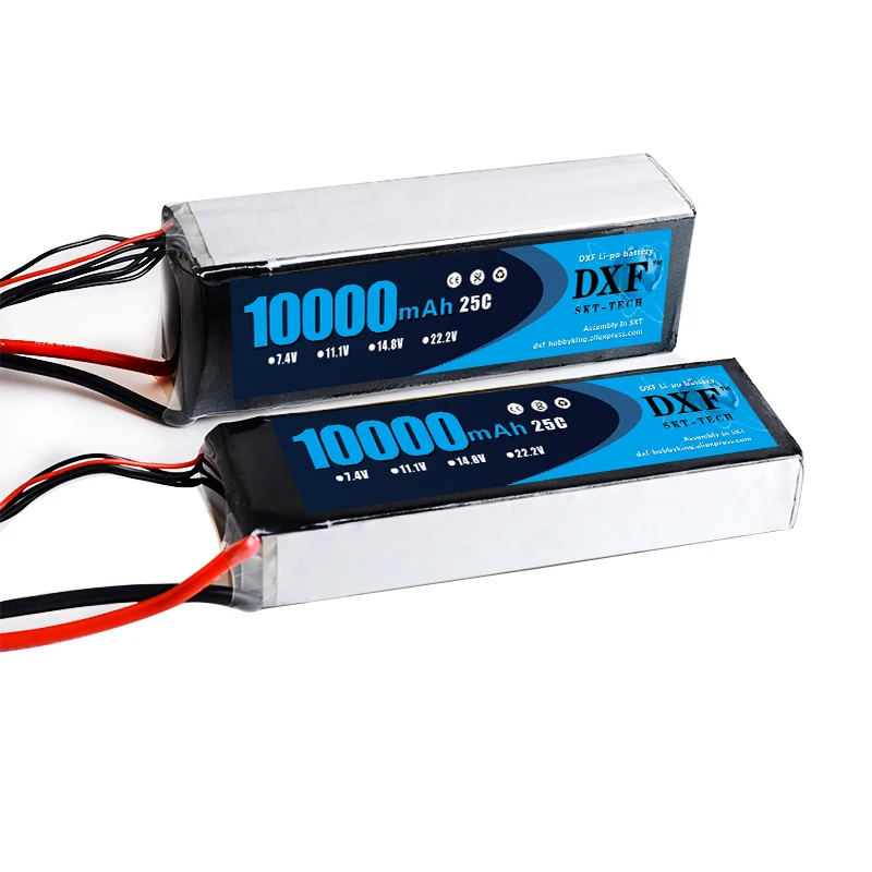 2017DXF RC Lipo Battery 14.8V 10000mah 25C 100C 4S AKKU Bateria For Quadcopter Helicopter Airplane Boat DJI S900 S1000 UAV FPV
2017DXF RC Lipo Battery 14.8V 10000mah 25C 100C 4S AKKU Bateria For Quadcopter Helicopter Airplane Boat DJI S900 S1000 UAV FPV