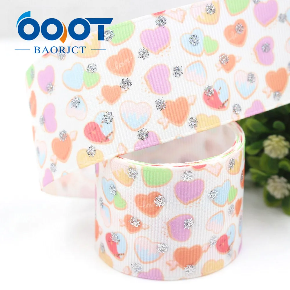 OOOT BAORJCT ленты для мультфильмов 38 мм 10 ярдов с термопередачей напечатанные grosgrain