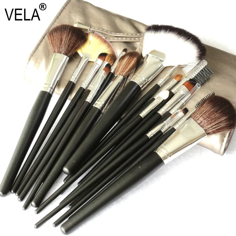 Набор профессиональных кистей для макияжа набор из 18 предметов пудры основы