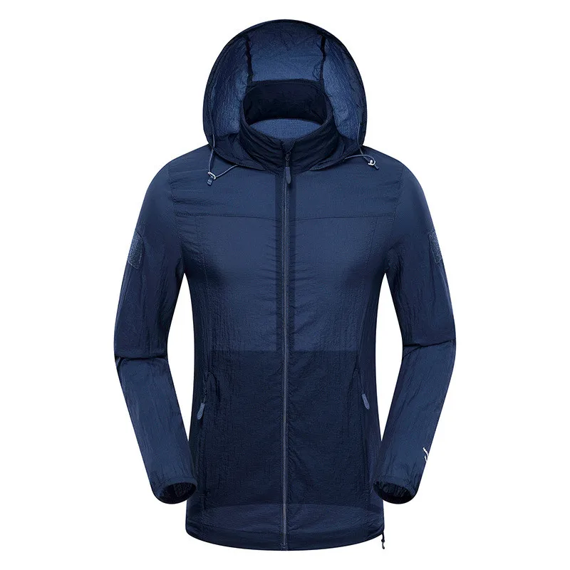 Мужская камуфляжная куртка с защитой от солнца и УФ лучей быстросохнущая|skin jacket|uv