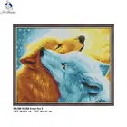 Вышивка крестом Joy Sunday Snow fox 2, вышивка крестом ручной работы, DMC 14ct и 11ct, Набор для вышивки крестом