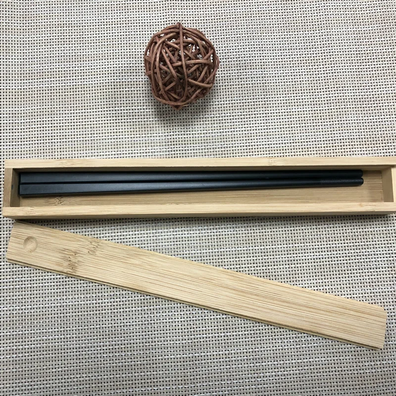 Бамбуковое дерево CHOPSTICKS набор столовых приборов деревянный пластик сплав контейнер для палочек для еды коробка путешествия портативные палочки для еды на продажу