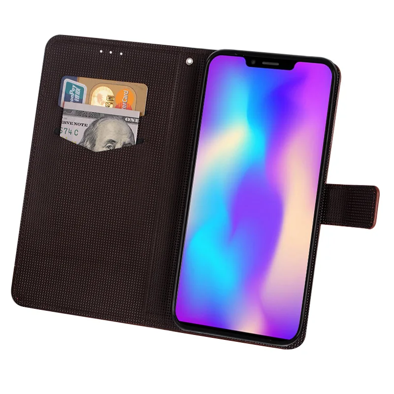 Чехол для Leagoo S9 Роскошный кожаный флип-чехол защитный чехол телефона задняя