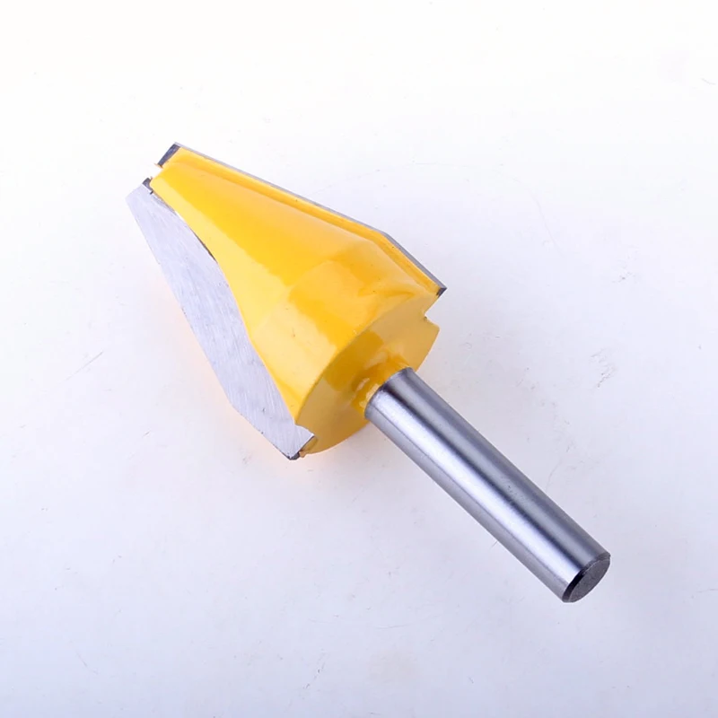 CHWJW 1pc 8mm Shank Panel Raiser Router Bit - Vertical Bevel Design Woodworking cutter Tenon Cutter for Tools | Инструменты