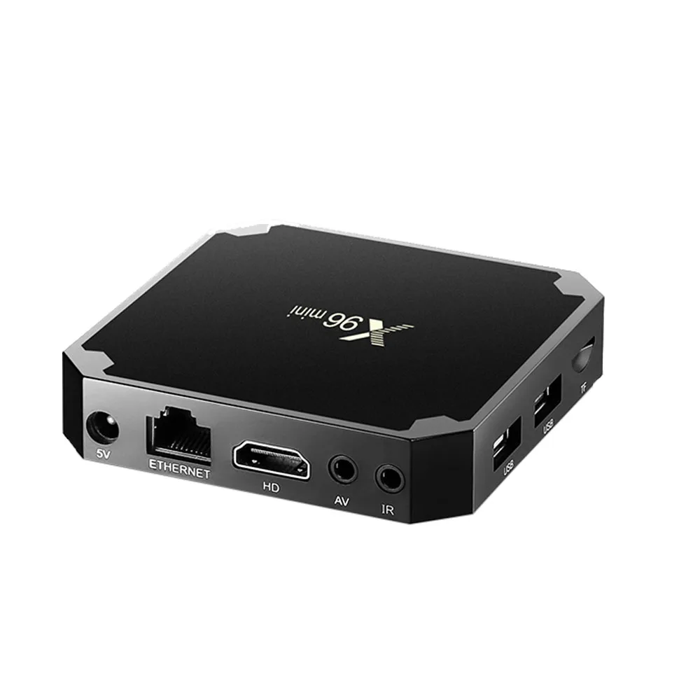 X96mini Android 7 1X96 Мини Смарт ТВ коробка 4K * 2K четырехъядерный процессор Amlogic S905W
