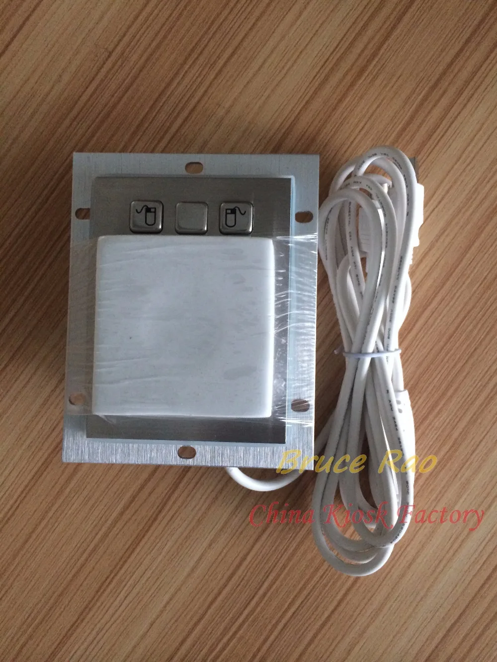 Металлический трекбол с креплением на панели USB и PS2 38 мм промышленное